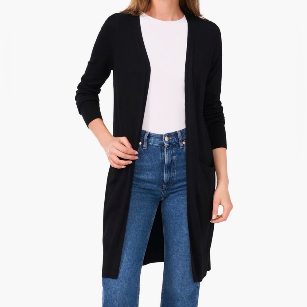 💥Like New💥 Alfani Black Long Open Cardigan - Size Small